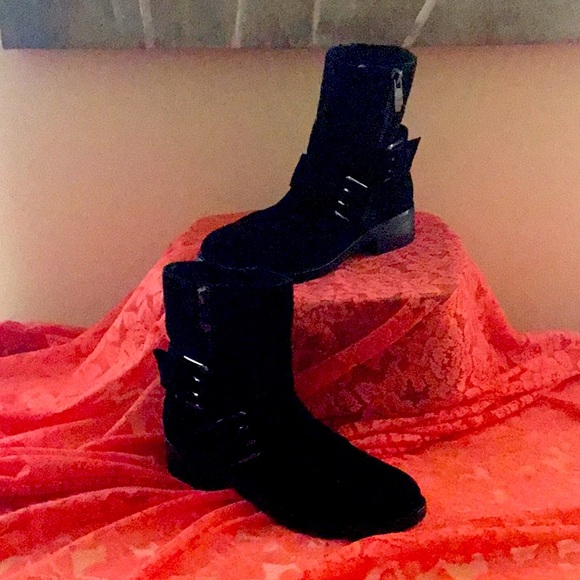 mark fisher Shoes - Mark Fisher black suede boots condition is new size 9
